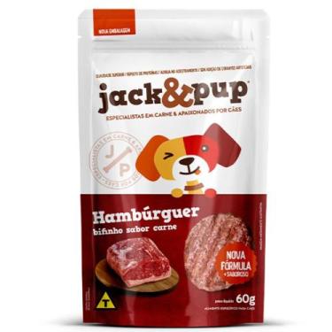 Imagem de Petisco Jack&Pup Hambúrguer para Cães 60g