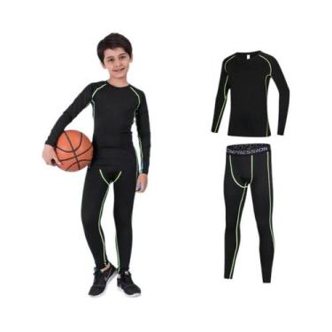 Imagem de Conjuntos De Roupas De Compressão Para Meninos, Roupas Esportivas Quen