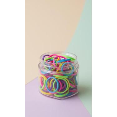 Imagem de Elásticos Silicone Coloridos Grandes 1000un - Congratulations Store