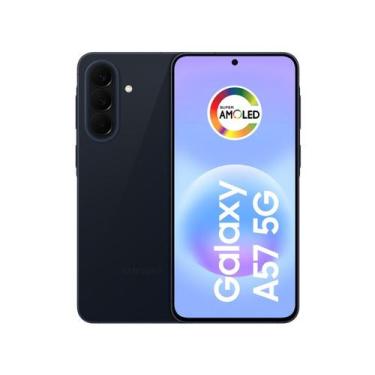 Imagem de Smartphone Samsung Galaxy A57 5G 256GB 8GB RAM Azul Escuro Tela Super 
