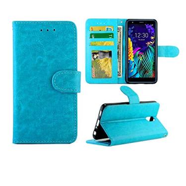 Imagem de YUNCHAO Caixa de telefone Para LG K30 Texture Leather Horizontal Flip Caixa Protetora com suporte e Card Slots & Carteira & Follow Frame capa para celular