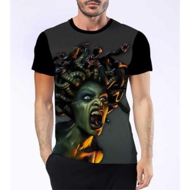 Imagem de Camiseta Camisa Górgonas Monstros Mitologia Pedras Cobras 7 - Dias No