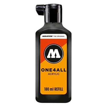 Imagem de Molotow ONE4ALL Recarga de tinta acrílica ONE4ALL Marcador de tinta, preto sinalizador, frasco de 180 ml, 1 cada (692,180), 6,08 Fl Oz (pacote com 1)