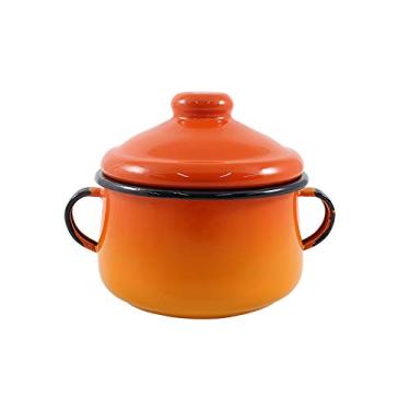 Imagem de Açucareiro 10 Esmaltado Laranja degradê 500 ml - Ewel
