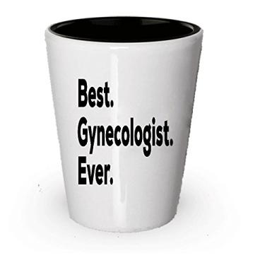 Imagem de Presentes ginecologistas – Copo de shot ginecologista – Melhor ginecologista de todos os tempos – Use para presente de agradecimento, aniversário, Natal, aposentadoria indo embora, – Coloque em saco de presente (1)