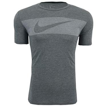 Imagem de Camiseta masculina Nike Breathe Hyper cinza M