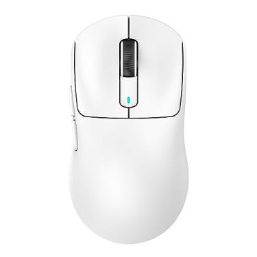 Imagem de Mouse para jogos sem fio ATTACK SHARK X3, mouse tri-modo 2.4G/cabeado/bluetooth 26000Dpi, PAW3395, 49g, leve, recarregável, 200 horas de uso, Mouses Gamer (Branco)