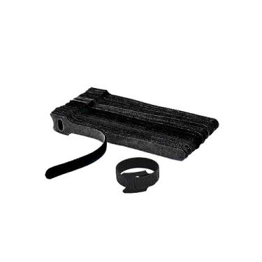 Imagem de 50 Abraçadeira Organizador de Cabos e Fios Presilha Com Crepe 15cm Fixador Reutilizável Serve em Plantas cabos USB Chicote