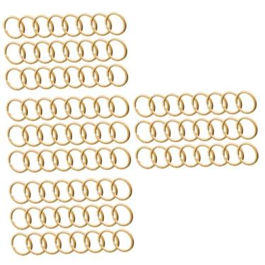 Imagem de SEWACC 400 Unidades chaveiro chave plana redonda descobertas de joias pingente de chave anéis de zíper anel porta-chaves anéis divididos fornecimento de chaves manual apêndice ferro