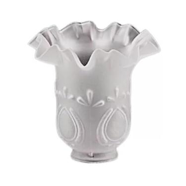 Imagem de Cúpula Tulipa Fosca 5X15 Jateada para Lustre Luminária Luxo