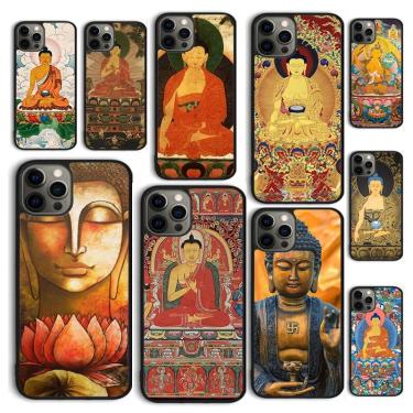 Imagem de Budismo Sakyamuni Buddha Bodhisattva ZEN Phone Case para iPhone  15  12 Mini  X  XS  XR  11  13  14