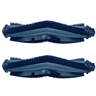 Imagem de Peças de substituição para aspirador de pó robótico Ecovacs Deebot U2/DGN22 Escova principal com filtro de escova lateral para esfregão acessório de pano (2 escovas principais)
