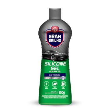 Imagem de Silicone Automotivo Em Gel Cytrus Gran Brilho 250G, Gran Brilho, Revitalizador Automotivo Gel Para Vinil, Plásticos E Borrachas, Verde, Mais Brilho E Proteção