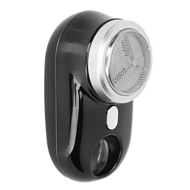 Imagem de Aparador de Barba Elétrico, Tela Recarregável de Tosquiadeira de Barba de Viagem Recarregável por USB 5v para Casa (Preto)
