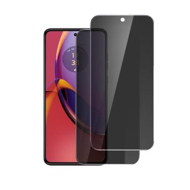 Imagem de VIESUP Protetor de tela de privacidade para Motorola Moto G84 de 6,5 polegadas, [pacote com 2] vidro temperado antiespião, antiarranhões para Motorola Moto G84