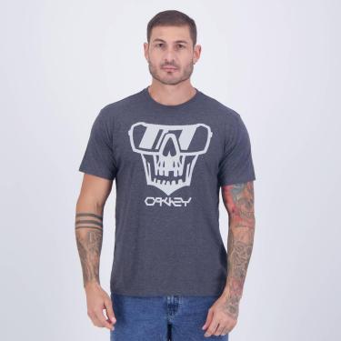 Imagem de Camiseta Oakley Glass Cinza-Masculino