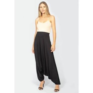 Imagem de Calça Saruel Amazonia Vital Malha Preta-Feminino