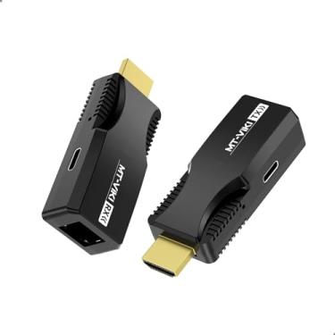 Imagem de MT-VIKI Extensor HDMI sobre cabo Cat6/Cat 7 1080p @60Hz Full HD sem compressão até 50 m, função EDID e POC suportada (transmissor e receptor)