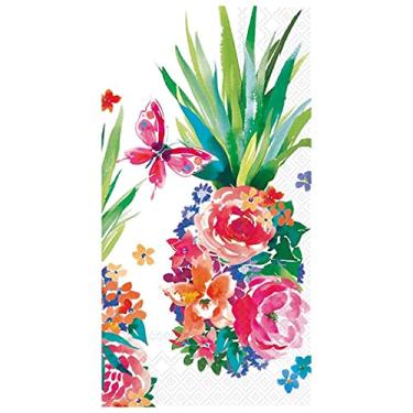 Imagem de Boston International IHR Guardanapos de papel para buffet de toalha de hóspedes, 3 camadas, 21 x 11 cm, barra do Caribe