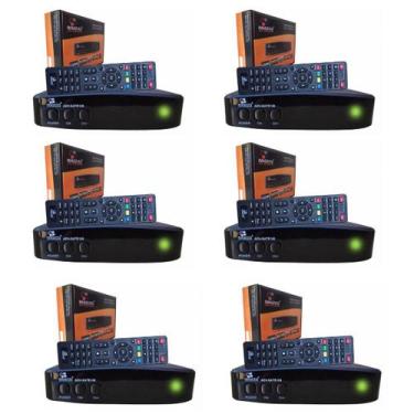 Imagem de 6 Receptor Digital De Tv Via Satelite Banda Ku Hd  imagivox