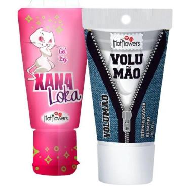Imagem de Kit Gel Volumão Masculino e Gel Estimulante Feminino - Hot Flowers