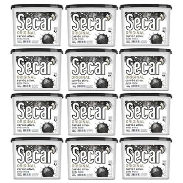 Imagem de Anti Mofo Secar Original 180g Caixa Com 12 Unidades (Carvão Ativo)