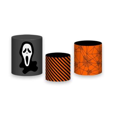 Imagem de Trio de Capas de Cilindro - Halloween Olhos de Fantasma 030 - Via Core