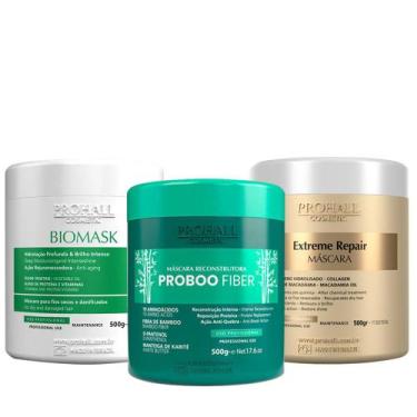Imagem de Máscara Biomask + Proboo Fiber + Extreme Repair 500g Cronograma Capila