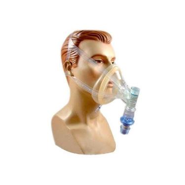 Imagem de Kit / Conjunto EPAP com fixador cefálico e válvula PEEP, Grande - Vent
