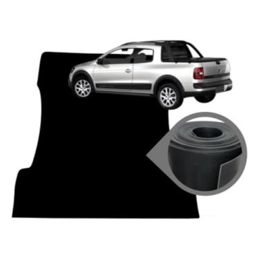 Imagem de Tapete Caçamba Borracha Impermeavel Saveiro G5 G6 G7