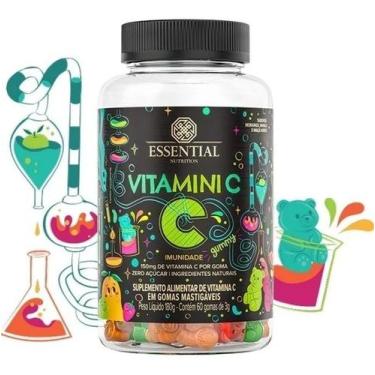 Imagem de Essential Vitamini C 180g 60 Gomas - Essential nutrition