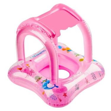 Imagem de Boia Com Cobertura Infantil Boia Com Proteção UV Solar bote - DM.ECOM,