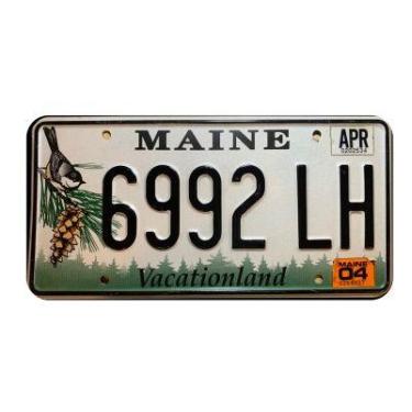 Imagem de Placa Carro Decorativa Enfeite Maine Mdf Madeira - Atacadão do Artesan