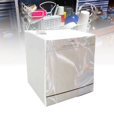 Imagem de Capa para lava louças britânia 8 serviços transparente - Clean Capas, 