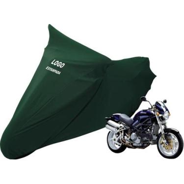 Imagem de Capa De Tecido Para Moto Ducati  Monster S2 E S4 - Mz, Verde
