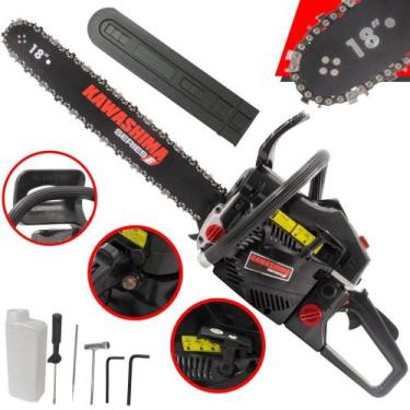 Imagem de Motosserra À Combustão Kawashima KCS 520-E 50,8cc 2 Tempos Potente e C