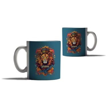 Imagem de Caneca Personalizada Versiculos Biblicos Deus Leão de Judá 2 - Enjoy S