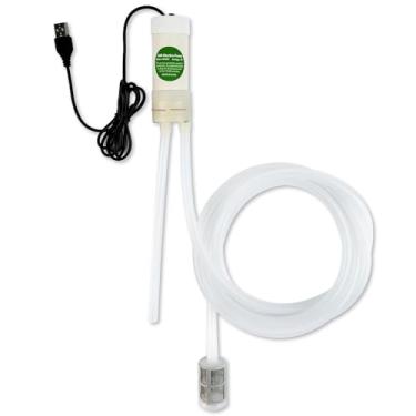 Imagem de Bomba autoescorvante elétrica USB portátil com sifão para vinho caseiro, cerveja e kombucha, kit de bomba de transferência de água DC 5V, 2L/min sem vazamento de bagunça, baixo ruído, com mangueira de