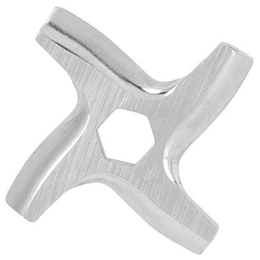 Imagem de Moedor de Carne Elétrico Acessório Aço Inoxidável Lâmina Moagem Alimentos Forte Em Forma Cruz Placa Disco Utensílio Cozinha