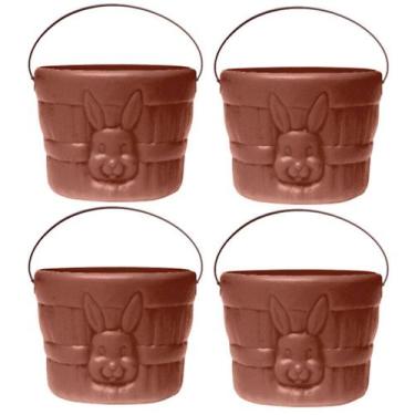 Imagem de Kit com 4 Cestas para Colocar Doces Chocolates para Pascoa e Festas Gr