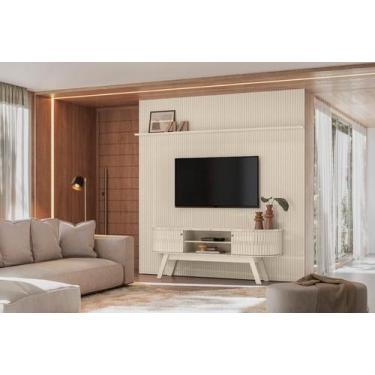 Imagem de Home Theater New Laguna com Painel Para TV até 75 Polegadas Calacata o