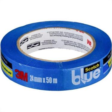 Imagem de Fita Crepe 3M Scotch Blue Profissional 24Mm X 50M