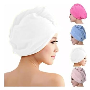 Imagem de Toalha de cabelo, toalha mágica seca rápido