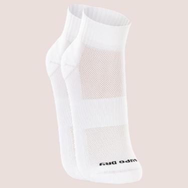 Imagem de Meia Lupo Dry Academia Corrida Cano Médio Poliamida, Branco, 37 a 40