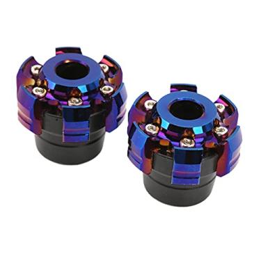 Imagem de Copo de Slider da Moldura do Garfo Dianteiro, Liga de Alumínio Proteção de Queda de Motocicletas