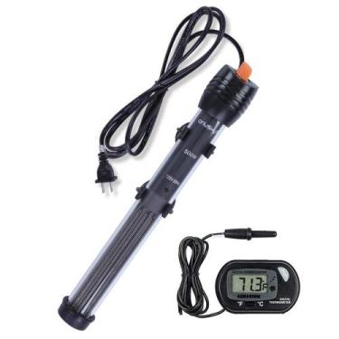 Imagem de Aquecedor de Aquário Submersível Orlushy 500W - para Aquários de 40 a 
