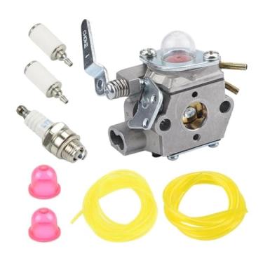 Imagem de Carburador compatível com Poulan 530071634 WeedEater Craftsman GE21 PE550 Edger acessórios para cortador de grama peça de ferramenta elétrica carburador 530069654