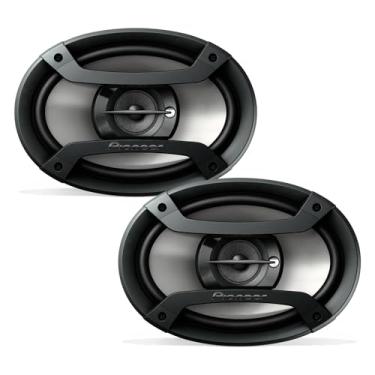 Imagem de Pioneer TS-F6935R Alto-falantes de áudio automotivo coaxial de 3 vias - Alto-falantes passivos de carro de 15 cm x 23 cm (par), potência máxima de 230 W, preto e prata