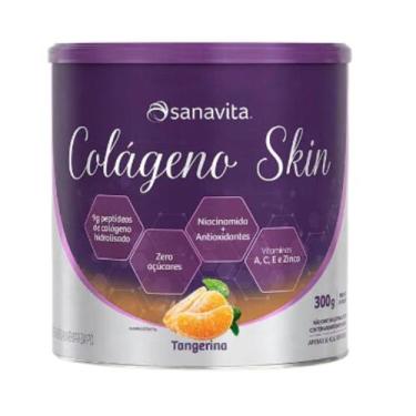 Imagem de Colageno skin 300g - sanavita, Tangerina