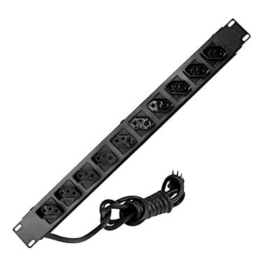 Imagem de Filtro De Linha 10 Tomadas Padrão Rack RK10 - transcolor